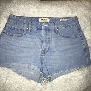 pacsun denim shorts
